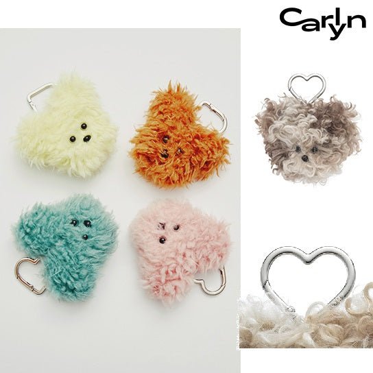 [CARLYN] Fluffy Keyring _ 5colors 韓国人気 贈り物 - コクモト KOCUMOTO