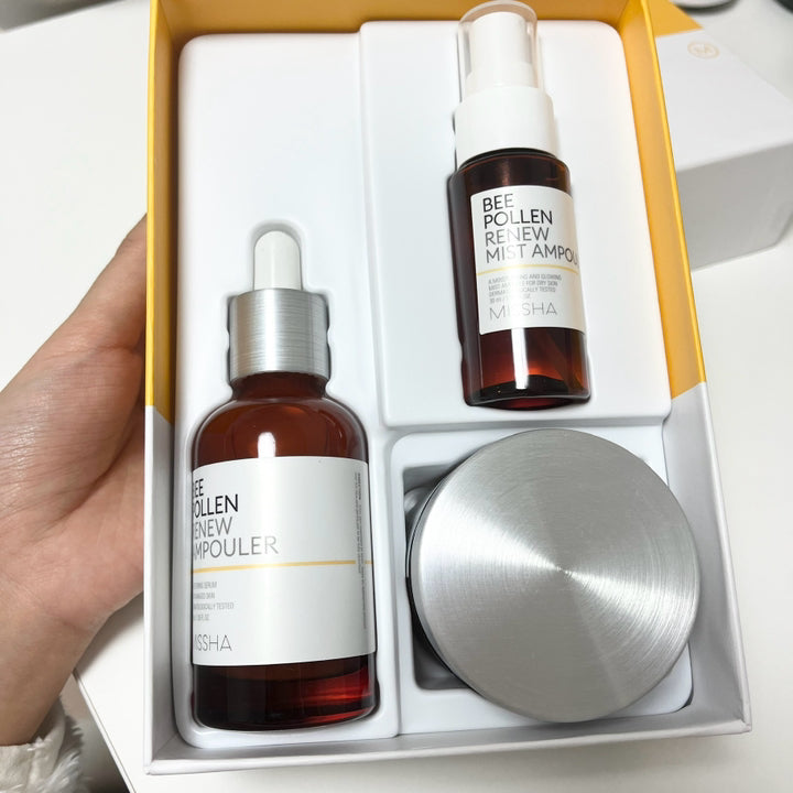 [MISSHA] BEE POLLEN RENEW SPECIAL Skincare Set  / 韓国化粧品