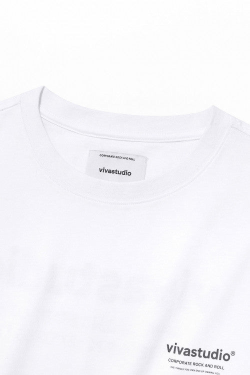 [VIVASTUDIO] LOCATION SHORT SLEEVE _ WHITE [最終在庫] 即出荷