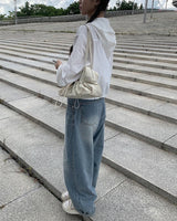 【韓国女性人気ファッション】ストリングシャーリングショルダーバッグ（2color） - コクモト KOCUMOTO