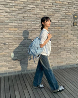 [韓国女性人気ファッション]ポケットナイロンストリングバックパック3色 - コクモト KOCUMOTO