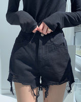 [韓国女性人気ファッション]ダメージショートパンツ3色 - コクモト KOCUMOTO