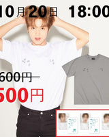 コクの金曜日【500円イベント】 【公式】 SLOW ACID X HAECHAN 特典1枚付き TYPEWRITER SHORT T-SHIRT GRAY 1 SIZE - コクモト KOCUMOTO