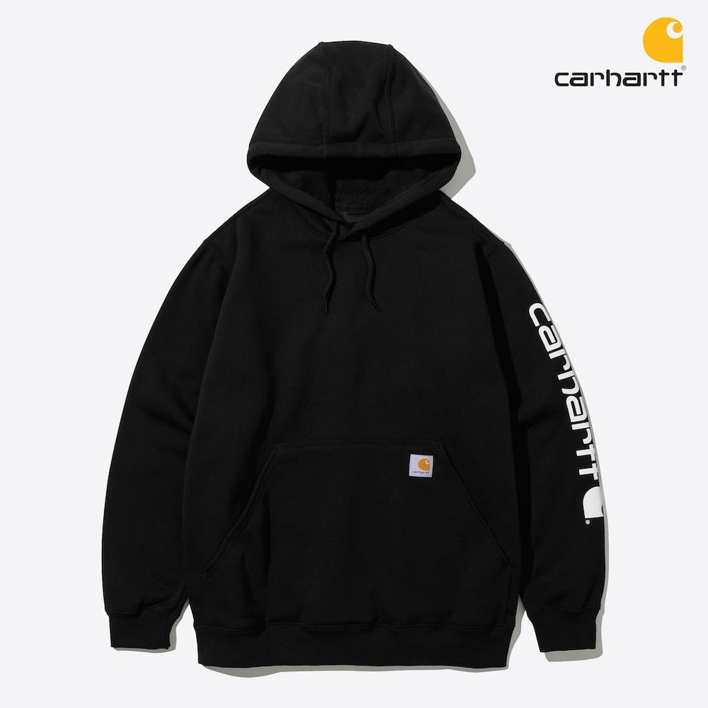 [carhartt] Midweight Logo Sleeve Graphic Sweatshirt_BLK [最終在庫]即出荷