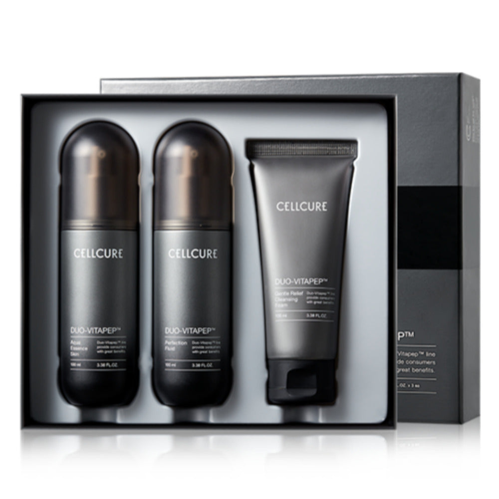 [CELLCURE] DUO-VITAPEP HOMME Skincare Set  / 韓国化粧品