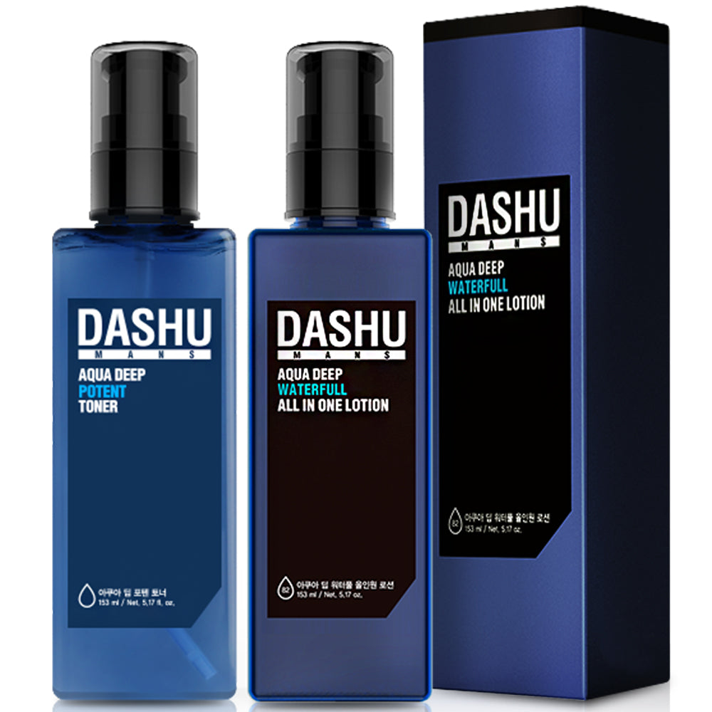 [DASHU] AQUA DEEP POTEN Toner+ WATERFULL All in One Lotion / 韓国 男性化粧品