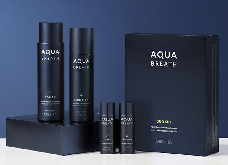 [MISSHA] AQUA BREATH HOMME Skincare Duo Set  / 韓国化粧品