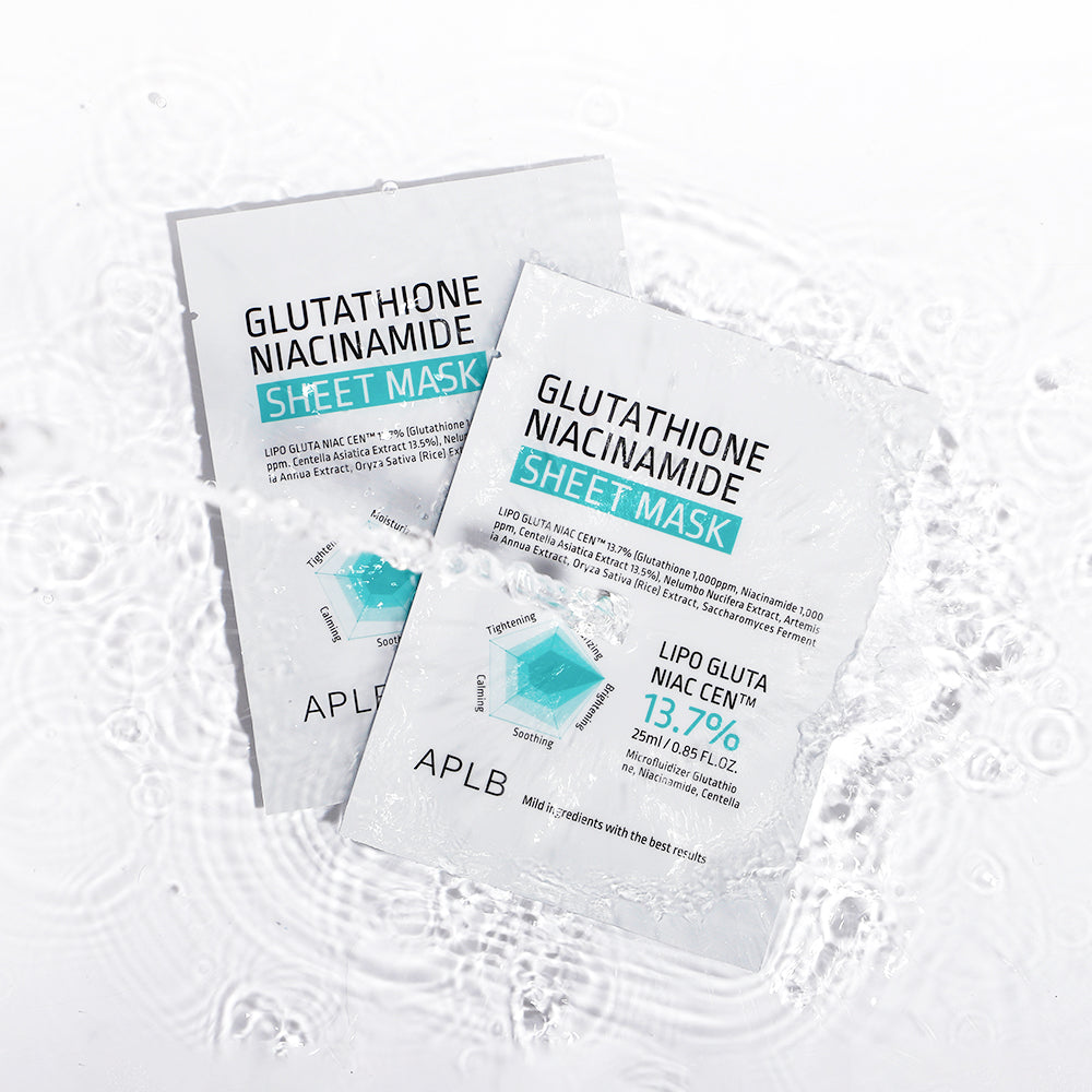 [APLB] GLUTATHIONE NIACINAMIDE MASK PACK 25ml (10個×1set) 韓国化粧品