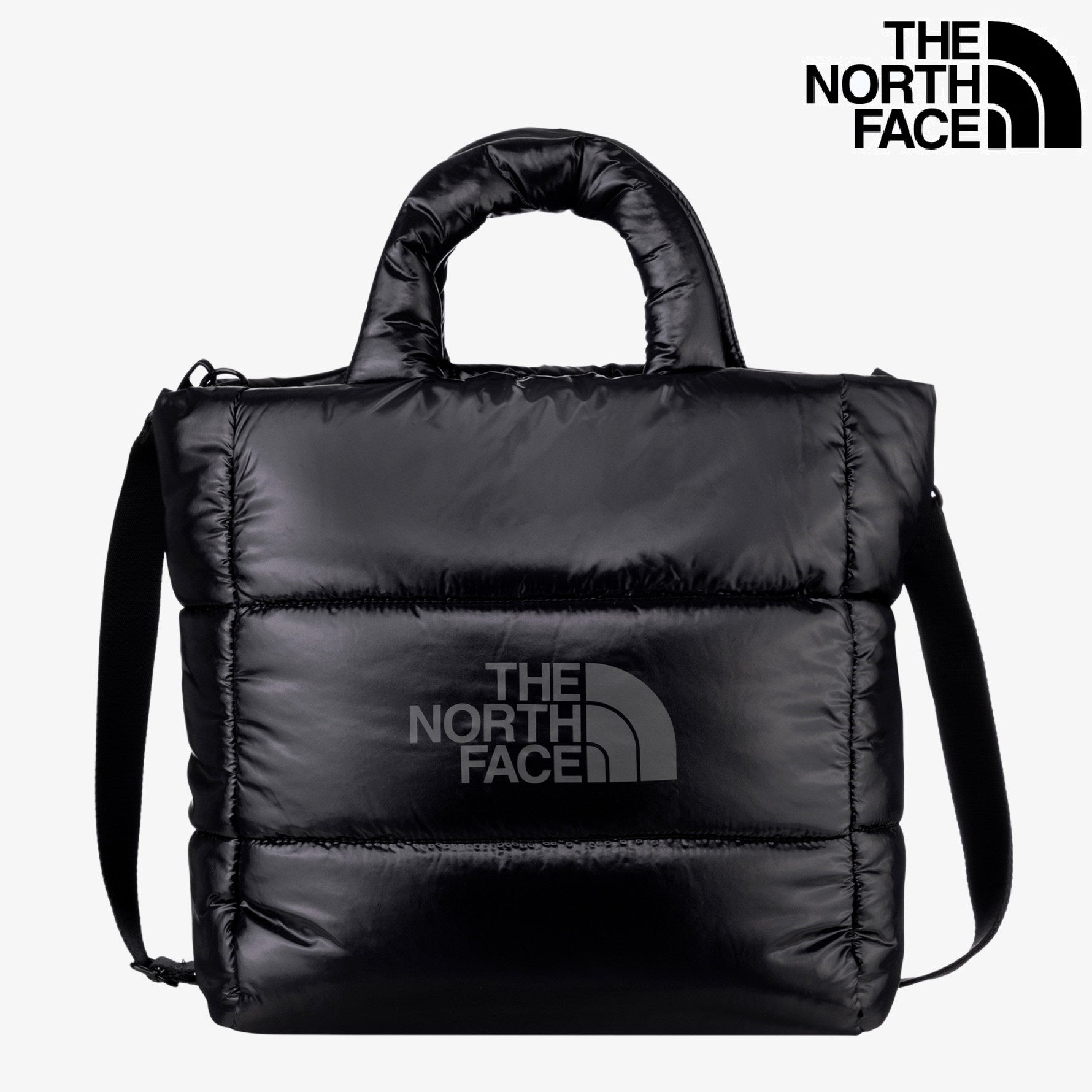 [THE NORTH FACE] PLUMPY TOTE BAG L _ BLACK (NN2PQ60J) 新学期