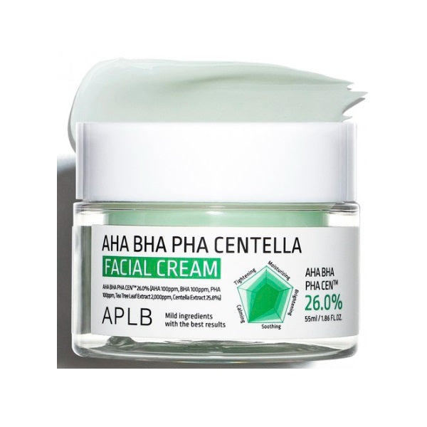 [APLB] AHA BHA PHA CENTELLA FACIAL CREAM 55ml/韓国化粧品