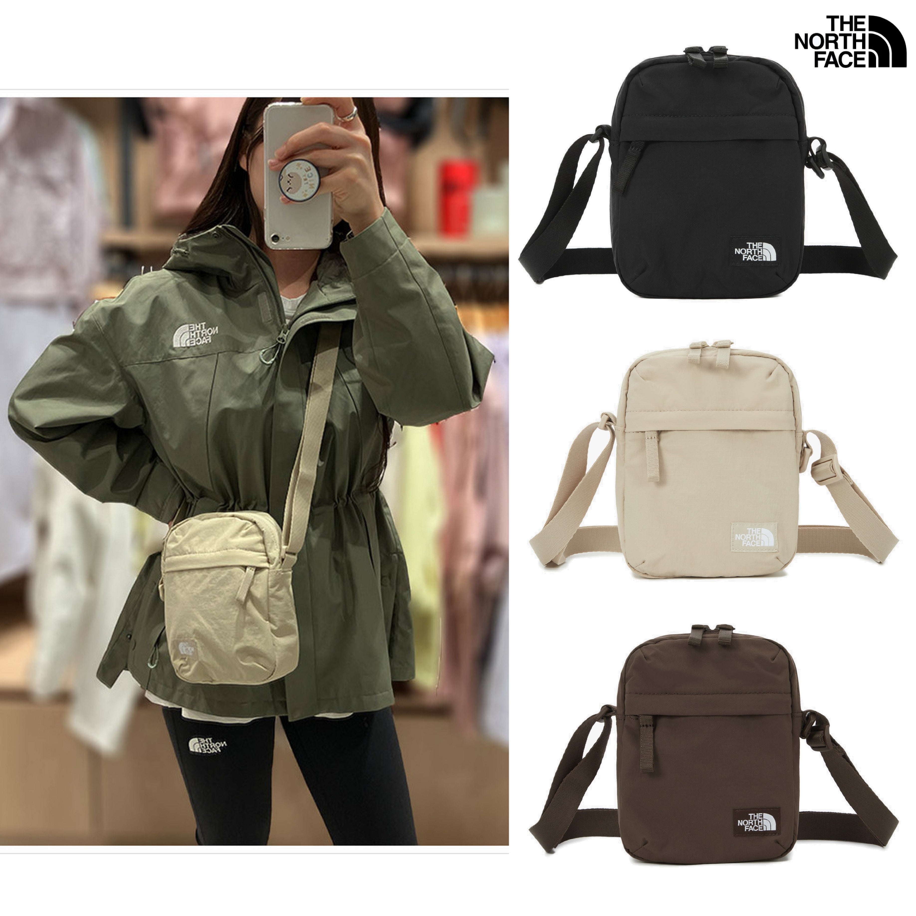 [THE NORTH FACE] TRAVEL CROSS BAG S _ 3色 (NN2PQ66) ミニバッグ