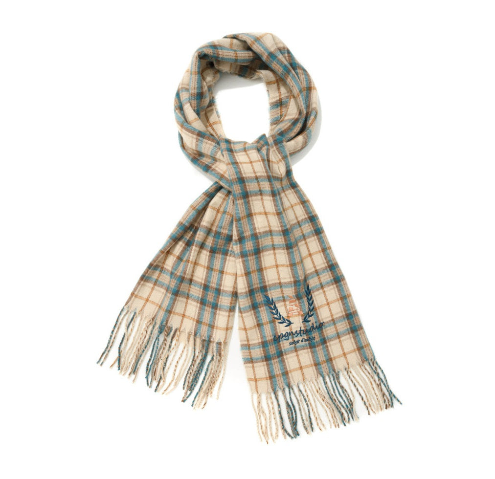 [CPGN STUDIO] Heritage Check Muffler_Beige [最終在庫] 即出荷