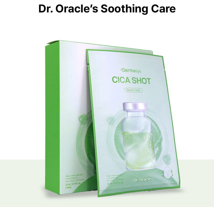 [Dr.Oracle] Dermasys CICA SHOT SERUM Mask Pack 22ml (10個×1set) 韓国化粧品