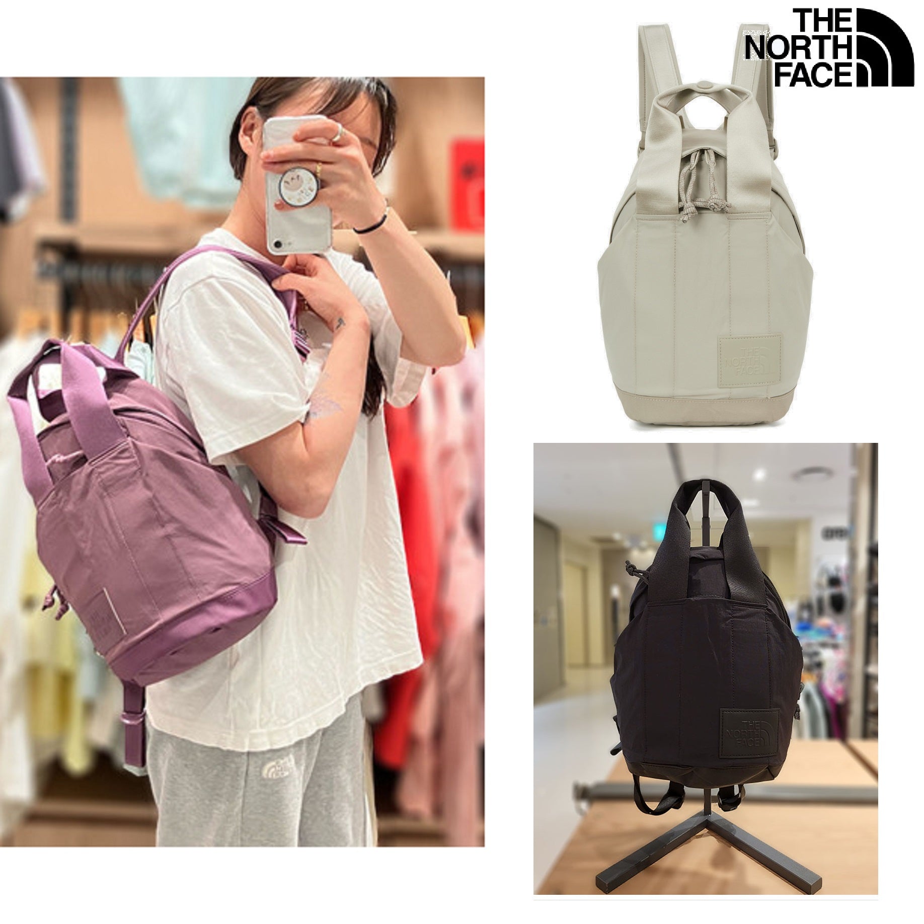 [THE NORTH FACE] W NEVER STOP MINI BACKPACK 5L 3色 (NM2SQ70) 新学期 韓国人気