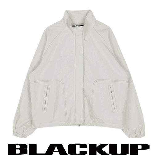 [BLACKUP] Collins Stitch windbreaker_IVORY[最終在庫]即出荷