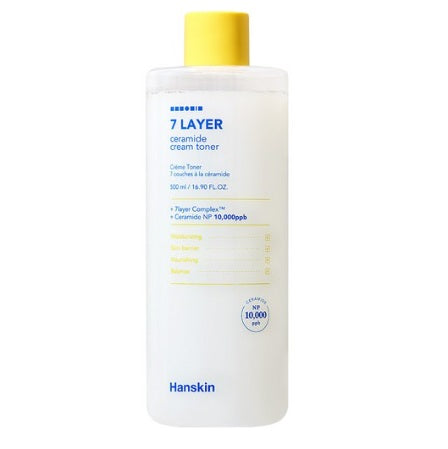 [Hanskin] 7 LAYER Ceramide Cream Toner 500ml /韓国化粧品