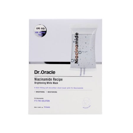 [Dr.Oracle] Niacinamide Recipe Brightening White Mask Pack 25ml (10個×1set) 韓国化粧品