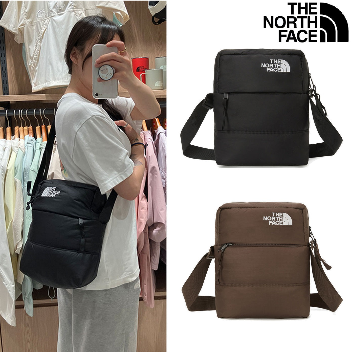 [THE NORTH FACE] NUPTSE CROSSBODY 7L_ 2色 _ (NN2PQ87) 新商品 韓国人気