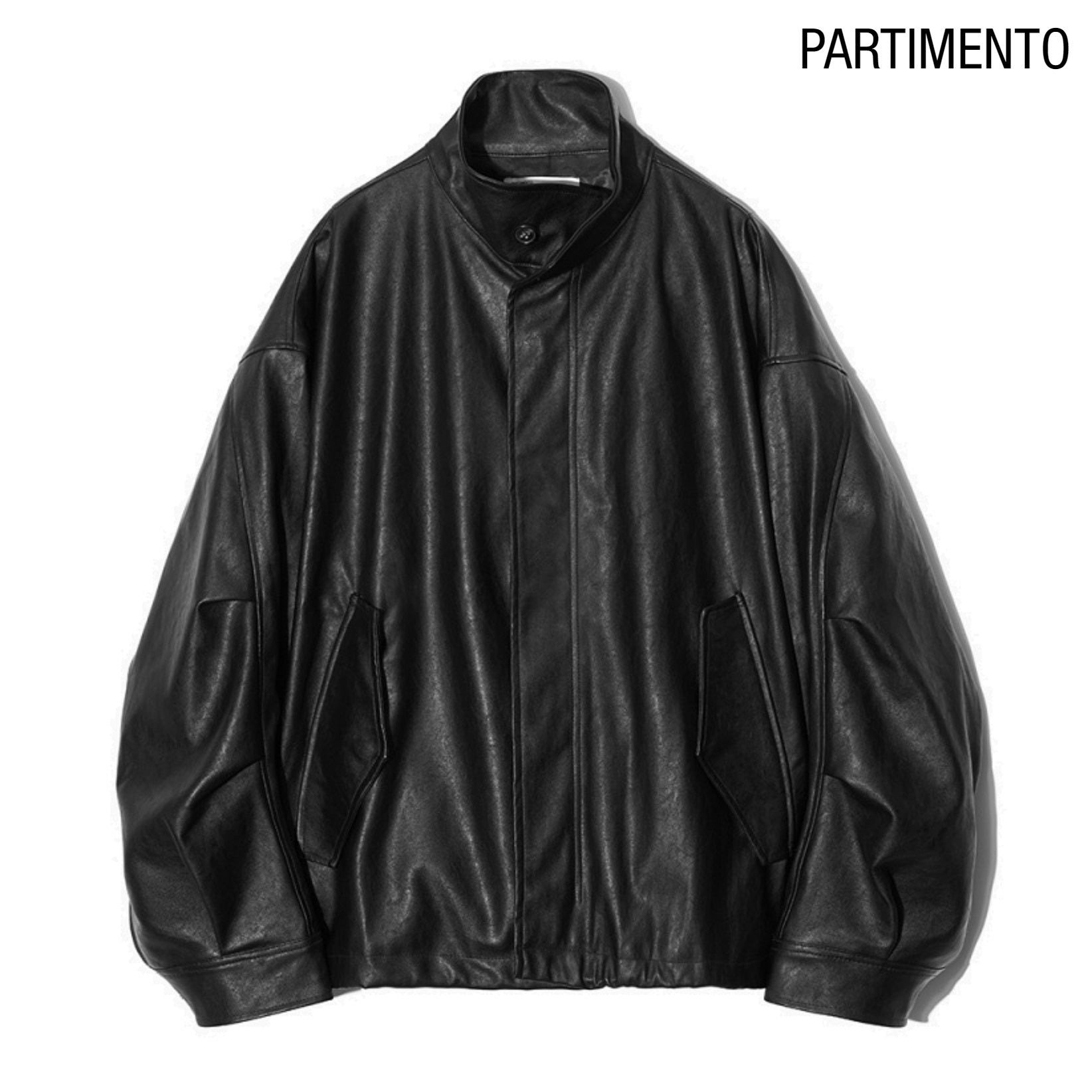 [partimento] [Vegan Leather] Field Jacket Black [最終在庫]即出荷