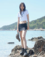 [as on] HOLIDAY CROPPED T - SHIRT 5色 dailylook - コクモト KOCUMOTO