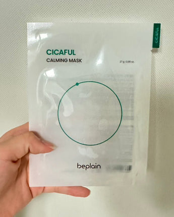 [beplain] CICAFUL CALMING Mask Pack 27g (10個×1set) 韓国化粧品 - コクモト KOCUMOTO