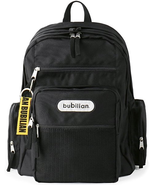 [BUBILIAN] 5D HEAT backpack_BLACK 新学期 韓国人気 学生バッグ KEY HOLDER - コクモト KOCUMOTO