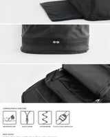 [BUBILIAN] 5D HEAT backpack_BLACK 新学期 韓国人気 学生バッグ KEY HOLDER - コクモト KOCUMOTO