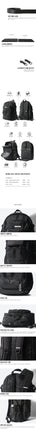 [BUBILIAN] Arvid Backpack_Black 37L 新学期 韓国人気 学生バッグ STRAP,KEY HOLDER - コクモト KOCUMOTO