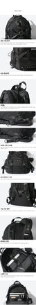 [BUBILIAN] Butterfly Backpack_Black 38L(+ mini pouch) 新学期 韓国人気 学生バッグ STRAP,KEY HOLDER - コクモト KOCUMOTO