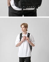 [BUBILIAN] Butterfly Backpack_Black 38L(+ mini pouch) 新学期 韓国人気 学生バッグ STRAP,KEY HOLDER - コクモト KOCUMOTO
