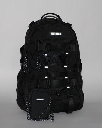 [BUBILIAN] Deluxe Backpack_Black 37L (+ mini bag) 新学期 韓国人気 学生バッグ STRAP,KEY HOLDER - コクモト KOCUMOTO