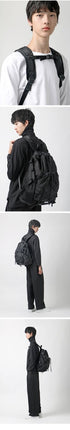 [BUBILIAN] Eternal Backpack_Black 26L 新学期 韓国人気 学生バッグ STRAP,KEY HOLDER - コクモト KOCUMOTO