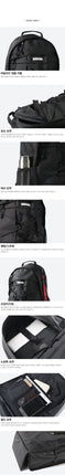 [BUBILIAN] First Backpack_Black 新学期 韓国人気 学生バッグ STRAP,KEY HOLDER - コクモト KOCUMOTO