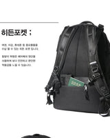 [BUBILIAN] Hurricane Backpack_Black 27L 新学期 韓国人気 学生バッグ STRAP,KEY HOLDER - コクモト KOCUMOTO