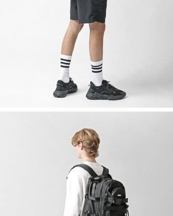 [BUBILIAN] Hurricane Backpack_Black 27L 新学期 韓国人気 学生バッグ STRAP,KEY HOLDER - コクモト KOCUMOTO