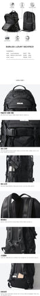 [BUBILIAN] Luxury Backpack_Black 31L 新学期 韓国人気 学生バッグ STRAP,KEY HOLDER - コクモト KOCUMOTO