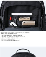 [BUBILIAN] Made 3D backpack_Black 35L 新学期 韓国人気 学生バッグ KEY HOLDER - コクモト KOCUMOTO