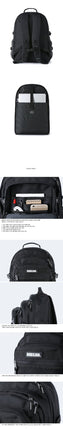 [BUBILIAN] Made 3D backpack_Black 35L 新学期 韓国人気 学生バッグ KEY HOLDER - コクモト KOCUMOTO
