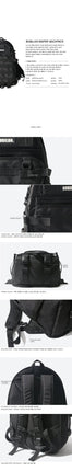 [BUBILIAN] Sniper backpack_Black 新学期 韓国人気 学生バッグ KEY HOLDER - コクモト KOCUMOTO