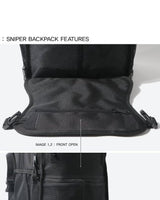 [BUBILIAN] Sniper backpack_Black 新学期 韓国人気 学生バッグ KEY HOLDER - コクモト KOCUMOTO