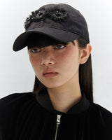 [BURMULA] [韓国人気ベストグッズ] LACE FLOWER BALL CAP (BLACK) - コクモト KOCUMOTO