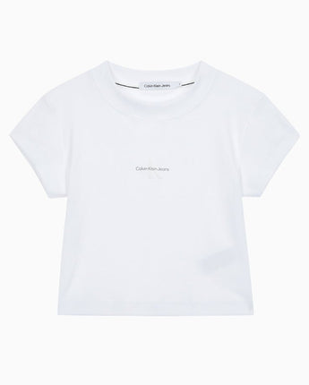 【CALVIN KLEIN】【一葉着用】ホワイトモノグラムベビーTシャツ - コクモト KOCUMOTO