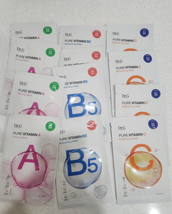 [Dr.G] PURE VITAMIN MASK PACK SET 23g (A.B5.C 12個 x 1set) 韓国化粧品 - コクモト KOCUMOTO