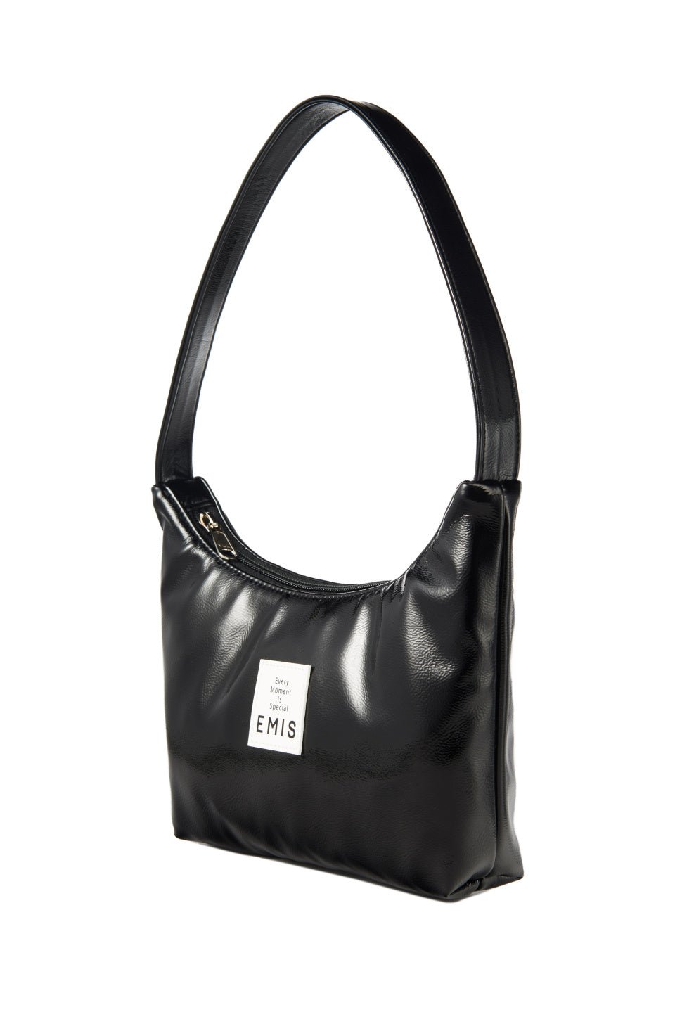 【emis】ENAMEL HOBO BAG-BLACK - コクモト KOCUMOTO