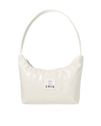 【emis】ENAMEL HOBO BAG-IVORY - コクモト KOCUMOTO