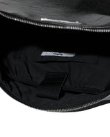 [FALLETT]24 S/S Crack Leather Moon bag _ Black 新商品 デイリー 女性バッグ - コクモト KOCUMOTO