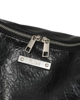 [FALLETT]24 S/S Crack Leather Moon bag _ Black 新商品 デイリー 女性バッグ - コクモト KOCUMOTO
