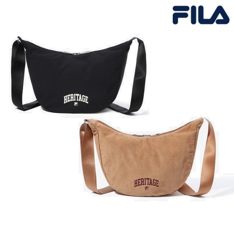 [FILA] Heritage Hobo Crossbody Bag 2色 (FS3BCF6337F) 韓国人気 カジュアルバッグ - コクモト KOCUMOTO