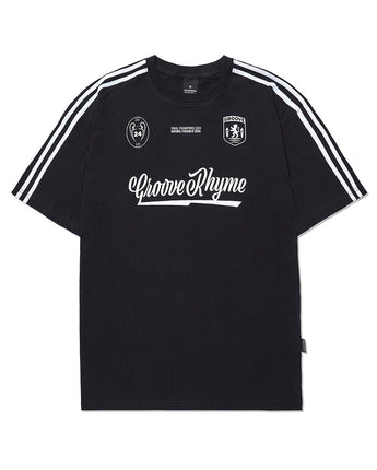 [GROOVE RHYME] C100 18′S Single-Champion Short Sleeve T-Shirt (Regular Fit) 2色 - コクモト KOCUMOTO