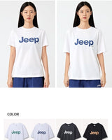 [Jeep] [170g] Logo T-shirts 5色 (JP5TSU091) 韓国ファッション カップルアイテム - コクモト KOCUMOTO